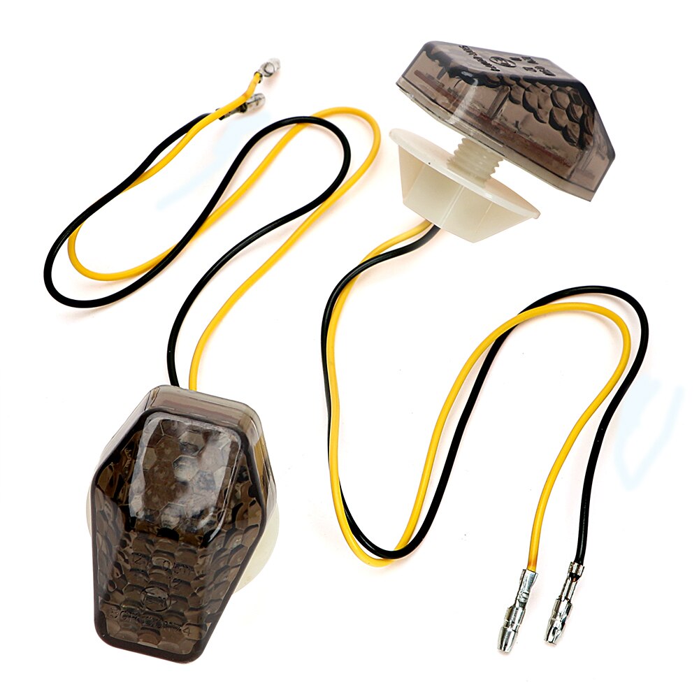 2 Stuks/set Knipperlichten Universal Amber Verlichting Voor Suzuki Motorfiets Verlichting Indicator Lampen Motorfiets Accessoires