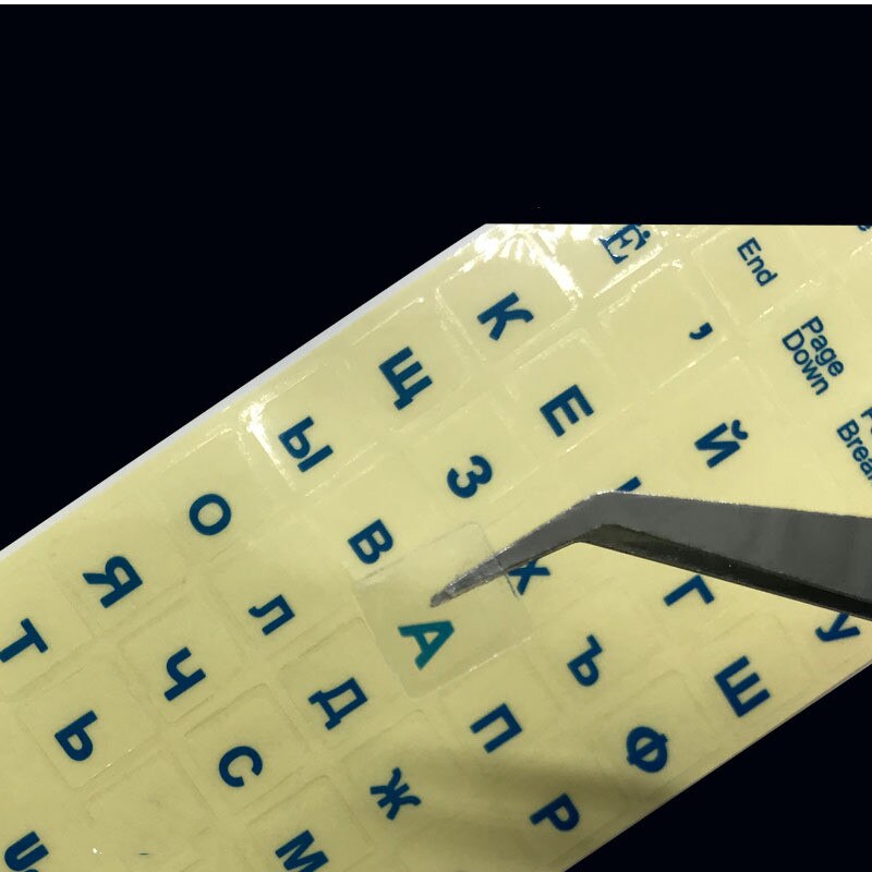 Black Arabic Hebrew Keyboard stickers for Laptop Letters Keyboard Cover Notebook Computer PC Dust Protection resist label