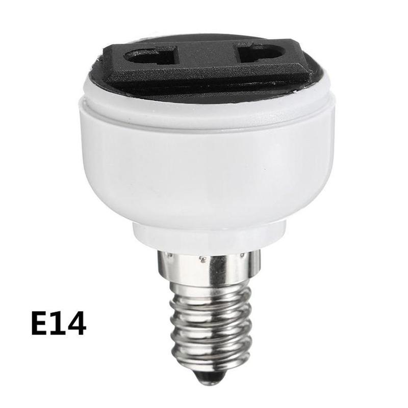 E27/b22 eua/reino unido plug parafuso lâmpada soquete lâmpadas suportes fêmea soquetes adaptador de conversão de alimentação para eua ue plug: E14-US