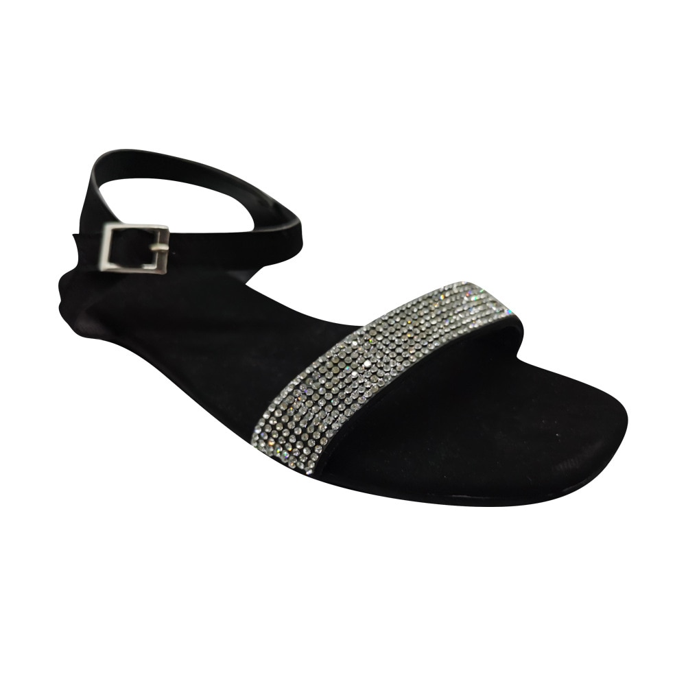 Mode Rubber Romeinse Heldere Diamant Dames Sexy Slides Zomer Strand Schoenen Reizen Sandalen Strass Platte Bodem Open Teen