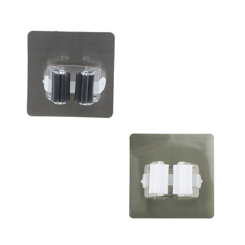 Aan de muur gemonteerde dweilorganizerhouder borstel bezemhanger opbergrek keukengereedschap muur huishoudaccessoire hangende pijphaken