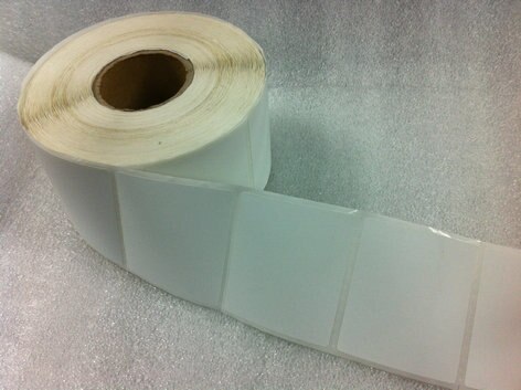 Laagste Prijs Thermische Label Sticker 50*43mm 1000 Stks/partij Sticker Blank Direct Print Kan Vervangen Maat 50*40 50*45 50*35