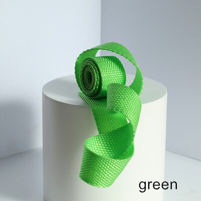 Rugzak Accessoires Schooltas Met Kleur Canvas Tas Met 2.5Cm Breed Touw Platte Riem Singels Riem Touw Riem: green