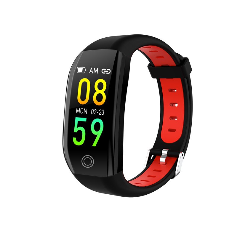 F21 smart armbånd gps fitness aktivitet tracker 1.14 "sport vandtæt blodtryksur sove monitor bånd armbånd