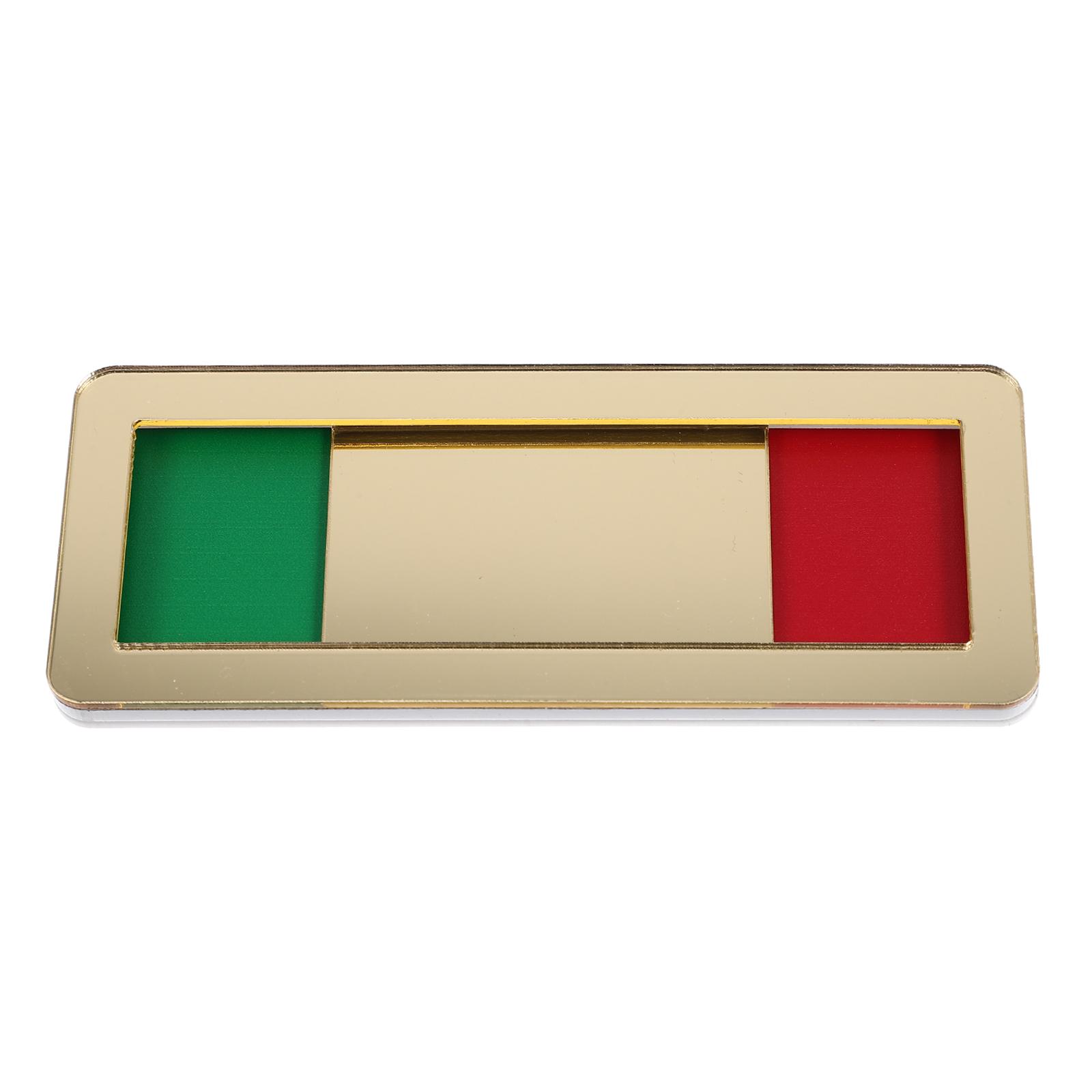 Acrylic Meeting Room Door Sign Privacy Indicator Slide Red Green Office Signs Conference Decorative Plaque Reliable Easy