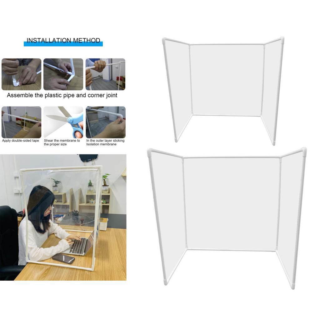 Sneeze Guard, Clear Plastic Sneeze Guard Shield Protective Screen for Office Shops School Cafeteria Reception