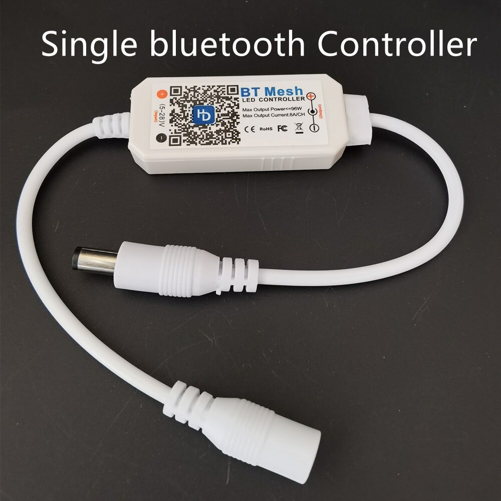 BT MESH DC5-28V bluetooth Controller Single Color LED Controllers for 2835 5050 5630 5730 LED Strip Light