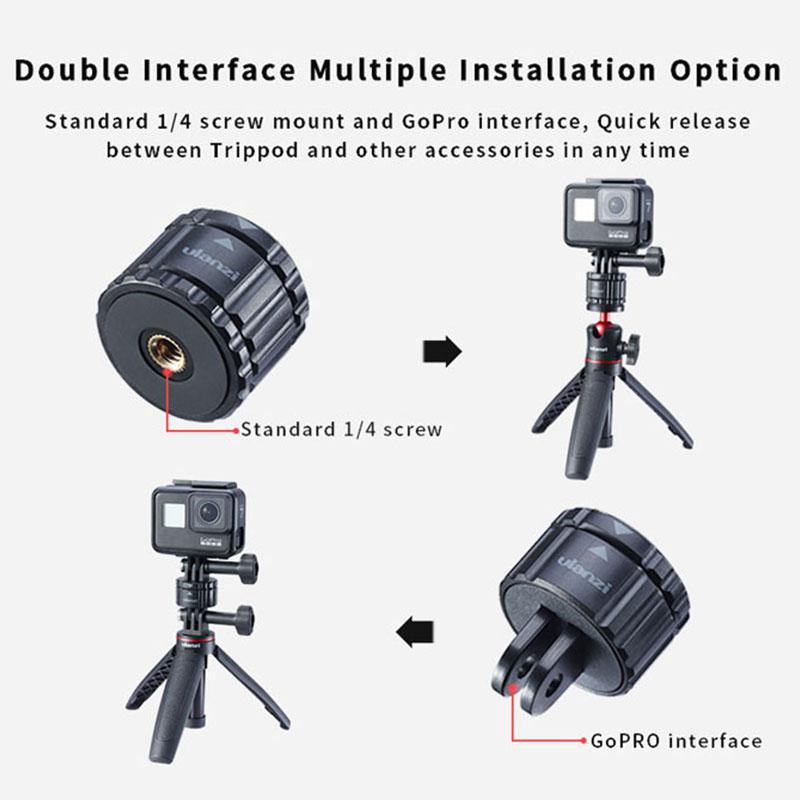 Ulanzi Universale GP-4 Magnetico A Sgancio Rapido Macchina Fotografica di Azione di sport Camera titolare per GoPro 8765 DJI Osmo Stabilizzatore