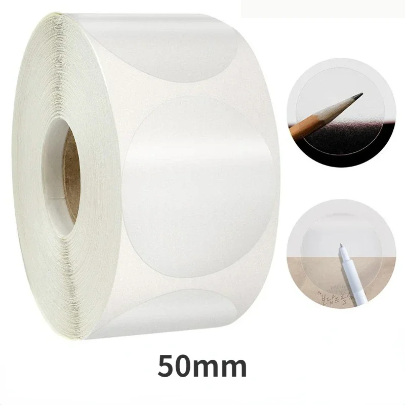 500 Stück/Rolle transparente kreisförmige Versiegelung etiketten Kasten Verpackungs aufkleber dekorative Versiegelung aufkleber 20/25/30/38/50mm: Dunkelgrau
