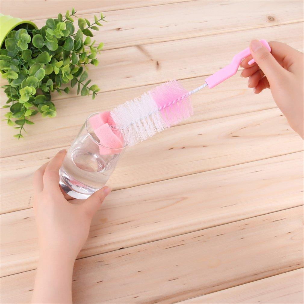 Baby Nipple Brush Bottle Brush Degree Sponge Cleaner With Pacifier Brush