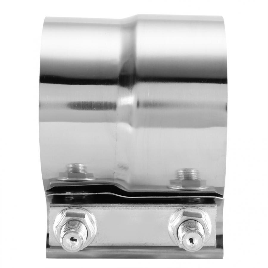 Universal Car Stainless Steel Exhaust Pipe Clamp Lap Joint Band Clamp (3 Inch) exhaust pipe connector exhaust manifold