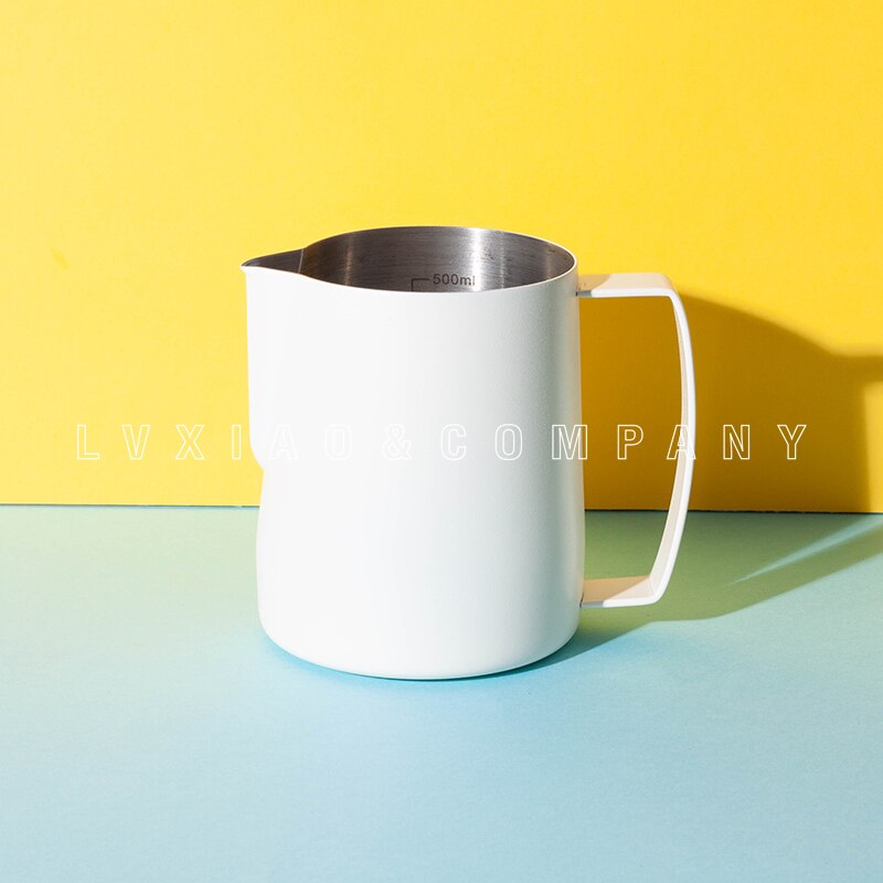 watchget Stainless Steel Milk Frothing Jug Espresso Coffee Latte Art Pitcher Barista Coffee Latte Cappuccino 20OZ 600ml