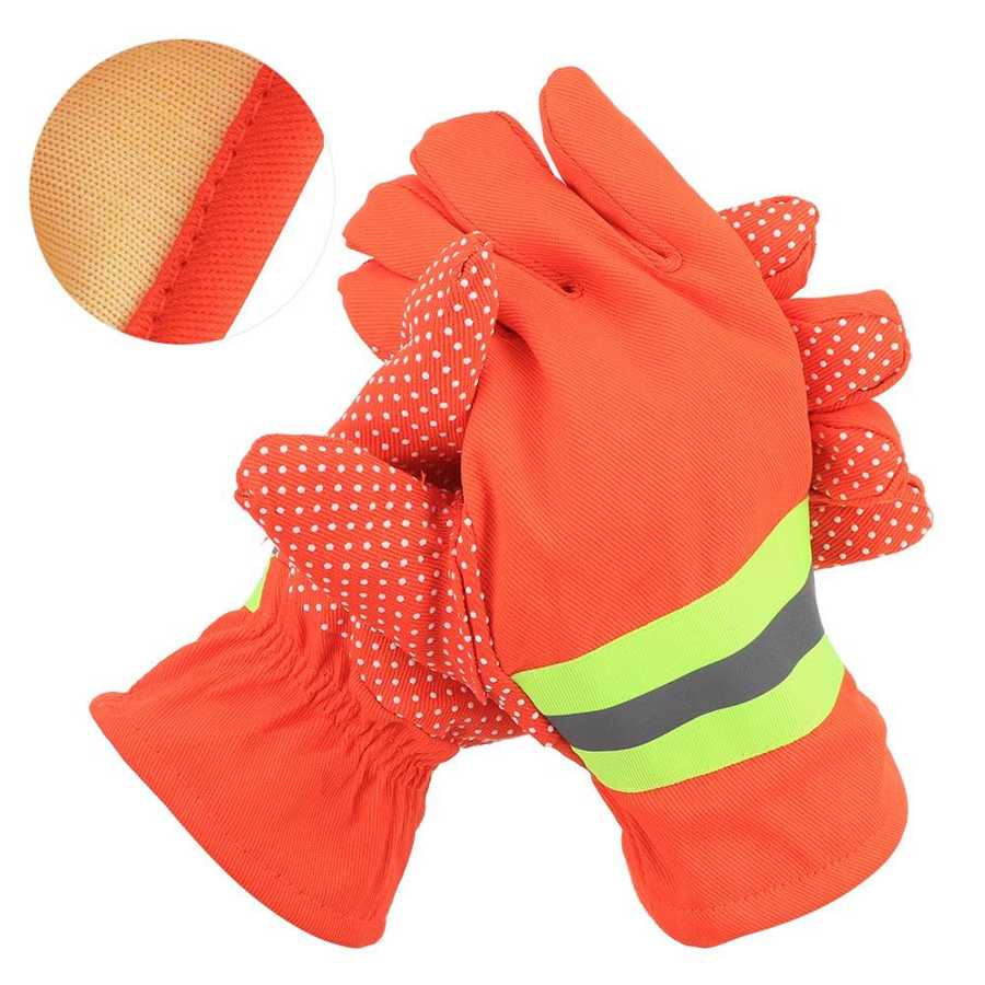 safety equipment arnes de seguridad trabajo Fire Proof Non‑ Slip Firefighting Gloves Waterproof Breathable