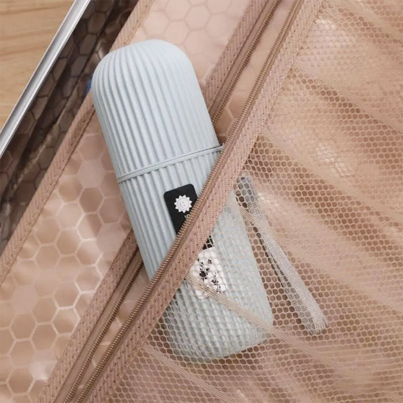 Tragbare Zahnbürste Zahnpasta Halter Zahnbürste Fall Reise Abschied Hotel Einweg Zahnbürste-paste Camping Lagerung Box
