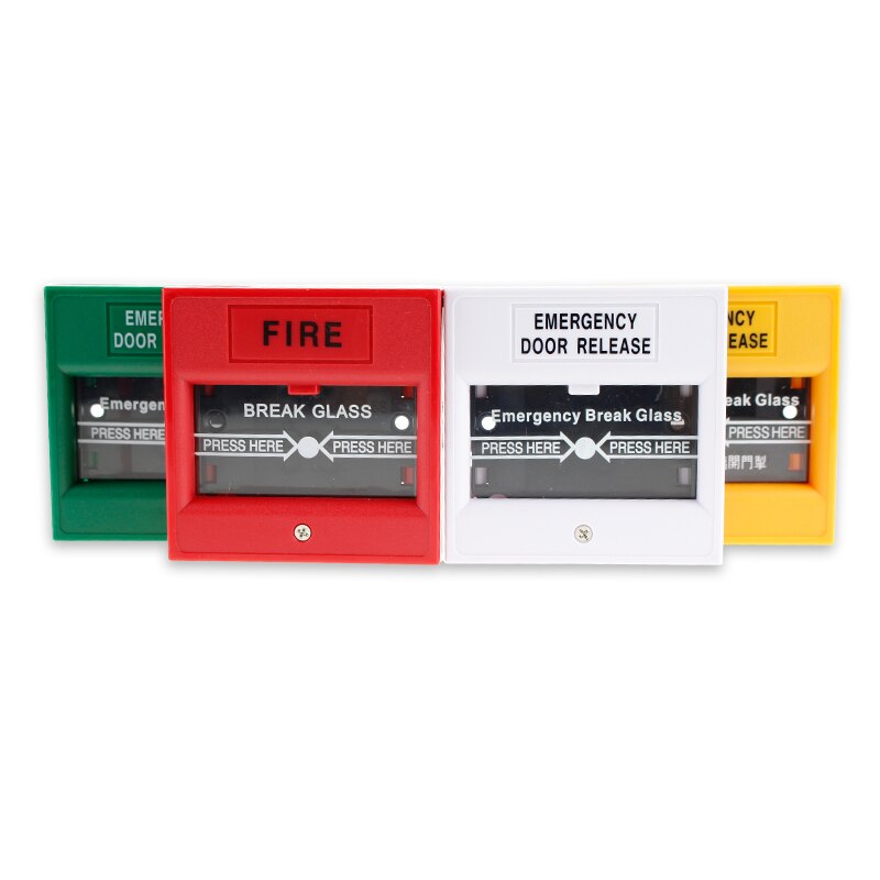 Interrupteur de porte en verre pause d'urgence | Bouton de sortie d'urgence, bouton de sortie, interrupteur d'alarme ferme pour verrouillage système de sécurité rouge/vert