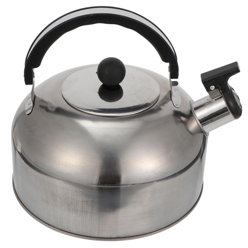 1pc 2.5L Whistling Tea Kettle Stainless Steel Boil Water Kettle Bakelite Handle Pot Induction Cooker Kettle Boiled Teapot