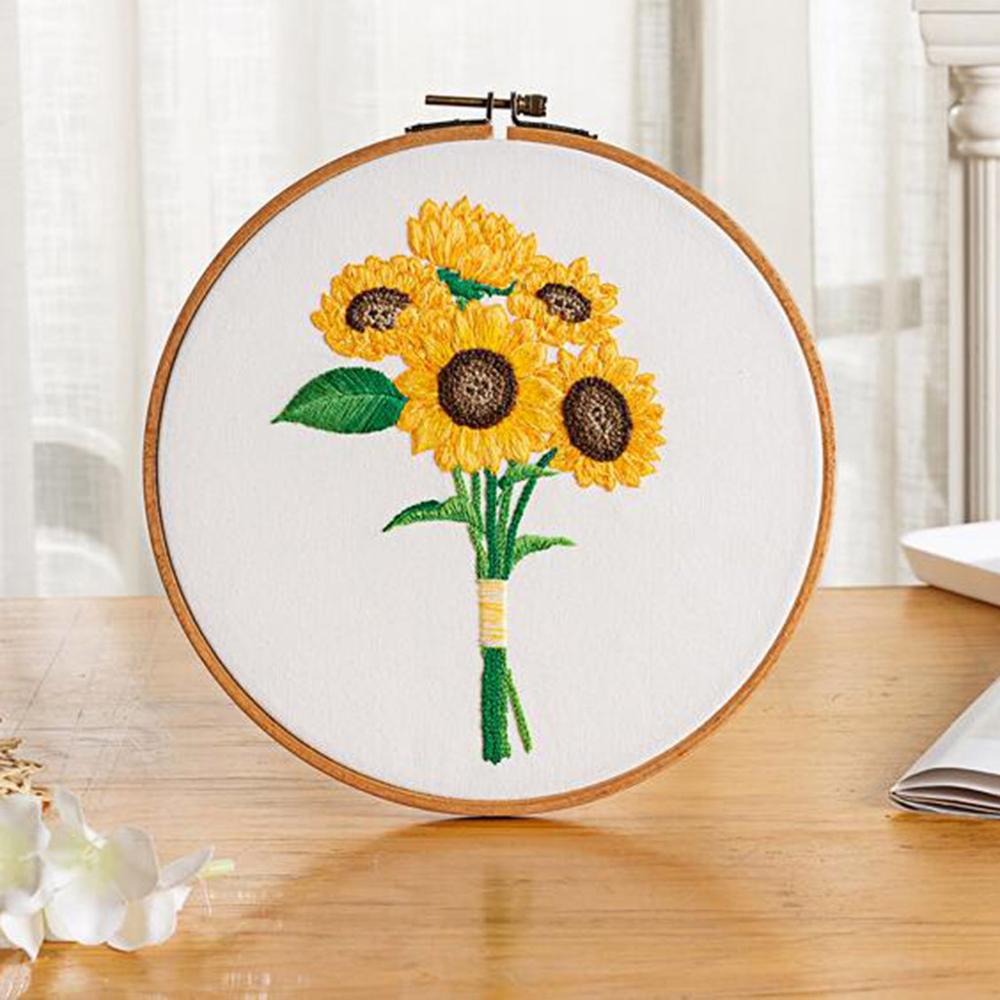Zabij czas koło zestaw do haftowania, robótki haft, krzyż zestaw do szycia, haft dla początkujących, sztuka DIY krawiectwo CD: d