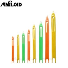 MNILOID 8pcs/lot Fishing Net Needle Repair Net Line tool Shuttles Mending Weaving Repair Netting Needle Fishing nets accessories