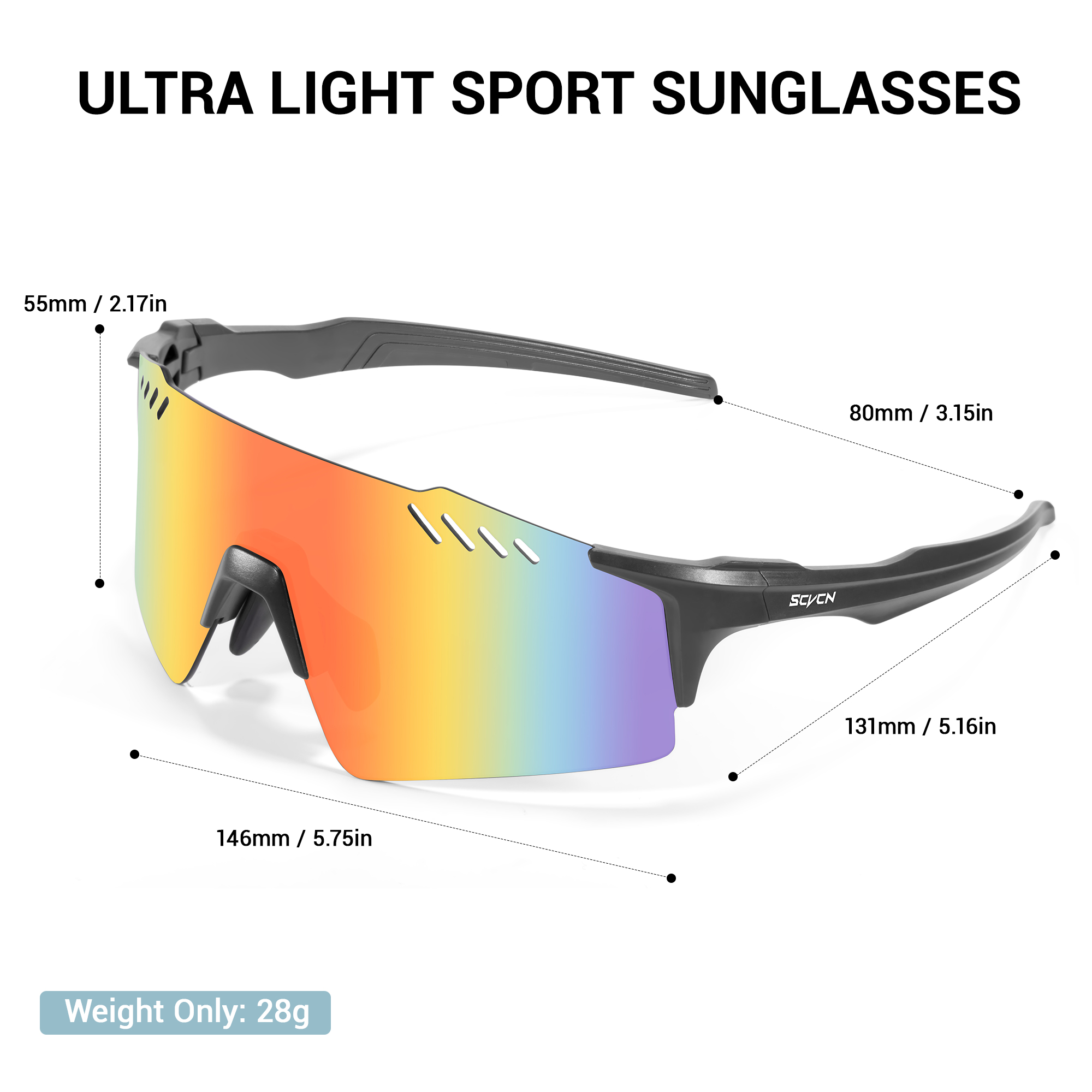 SCVCN gafas de sol fotocromáticas para exteriores, gafas deportivas para ciclismo, gafas para hombre, gafas de escalada MTB, gafas para mujer para conducir en bicicleta