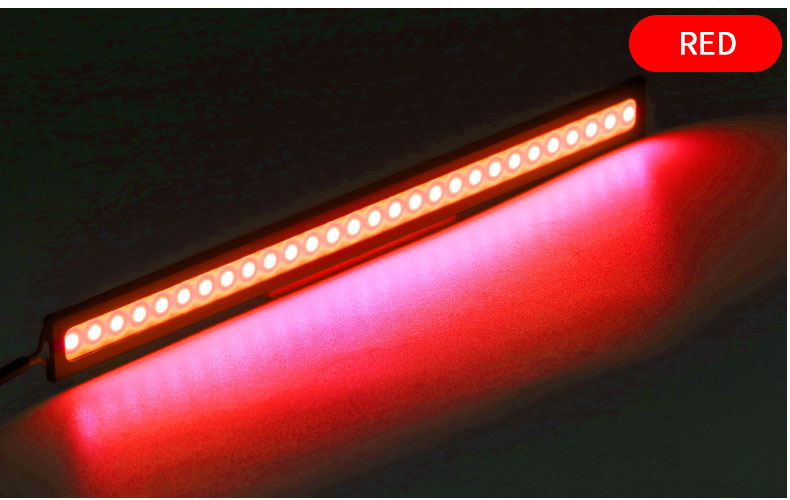 4x Universeel Voertuig Led Strip 17Cm Cob Auto Led Strip Voor Auto Drl Dagrijlicht Externe Waterdichte Styling 12V Led Bar: Crystal Blue