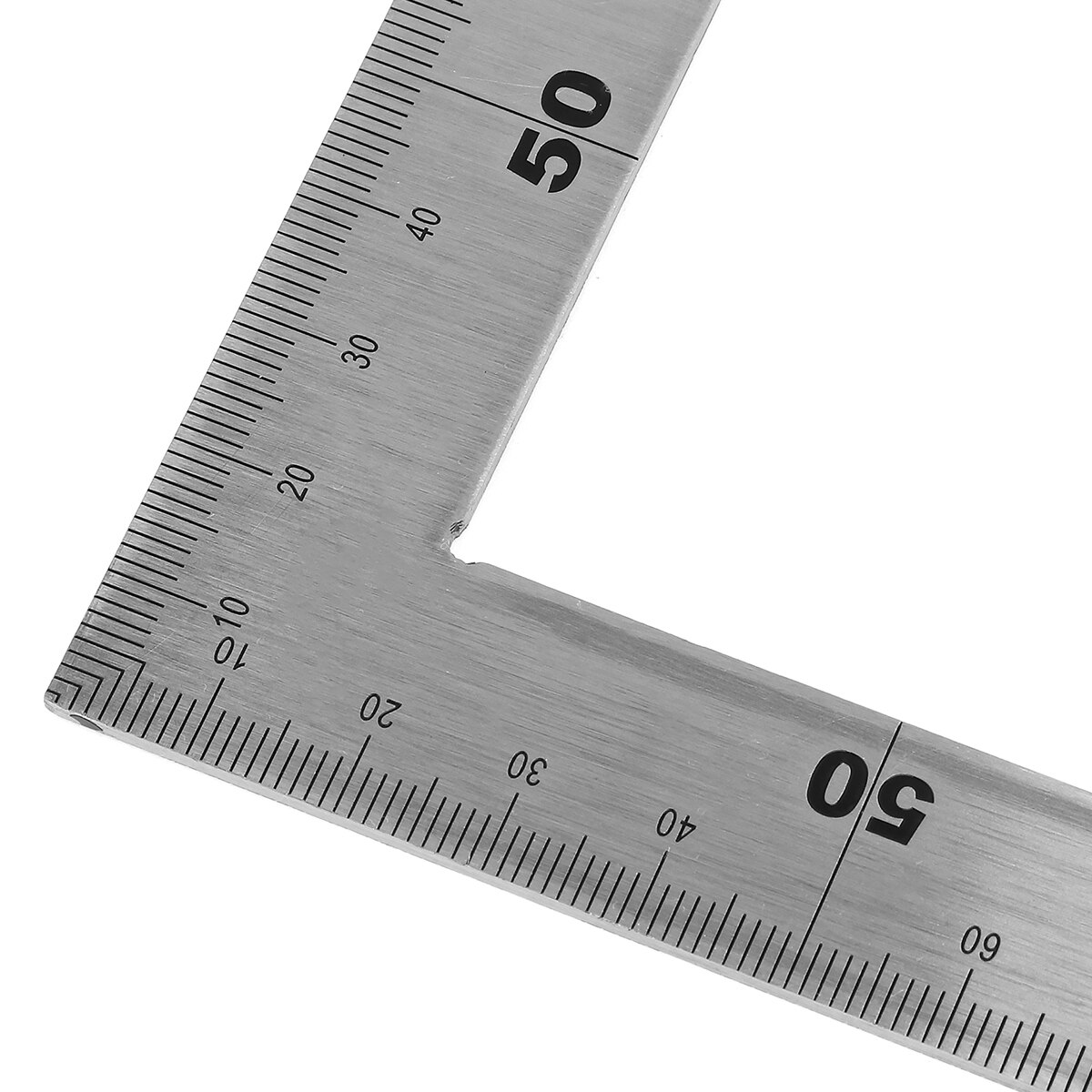 Double-sided Scale Right Angle Ruler Stainless Steel 150 x 300mm 90 Degree Angle Metric Rulers Measuring Tools