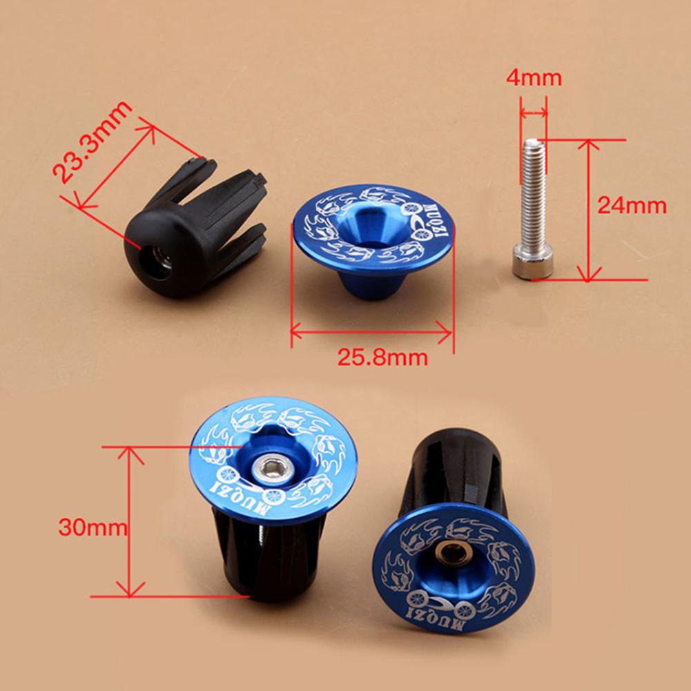 2pcs Bike Bar End Pluggen Fiets Grip Stuur Caps Al Grandado