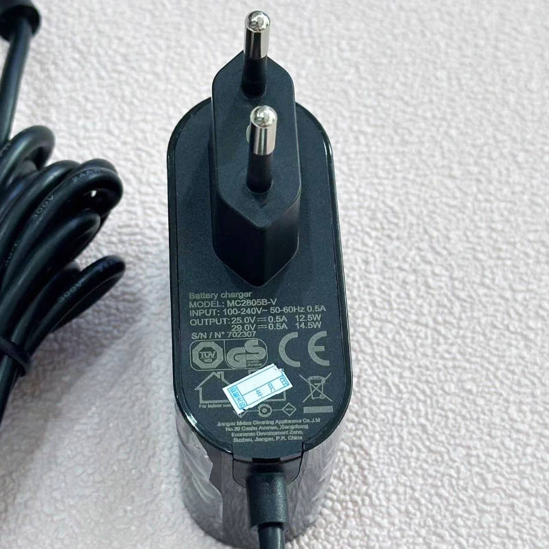 Chargeur UE MC2805A-V 0.5A 25V pour aspirateur Midea V5 P5s P6 500ma