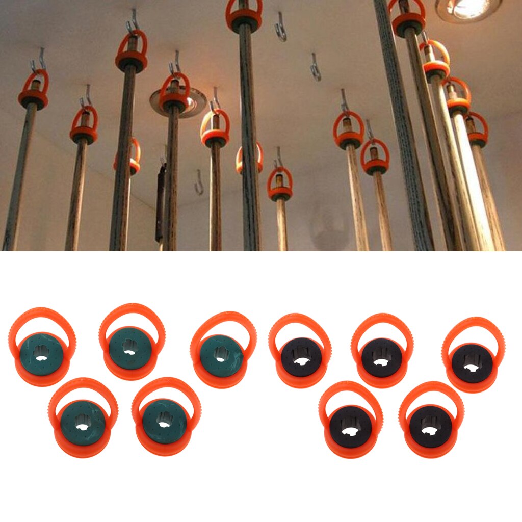 Pieces of 5 Rubber Snooker Billiard Pool Cue Rack Boom Hanger Organizer Tool Kit