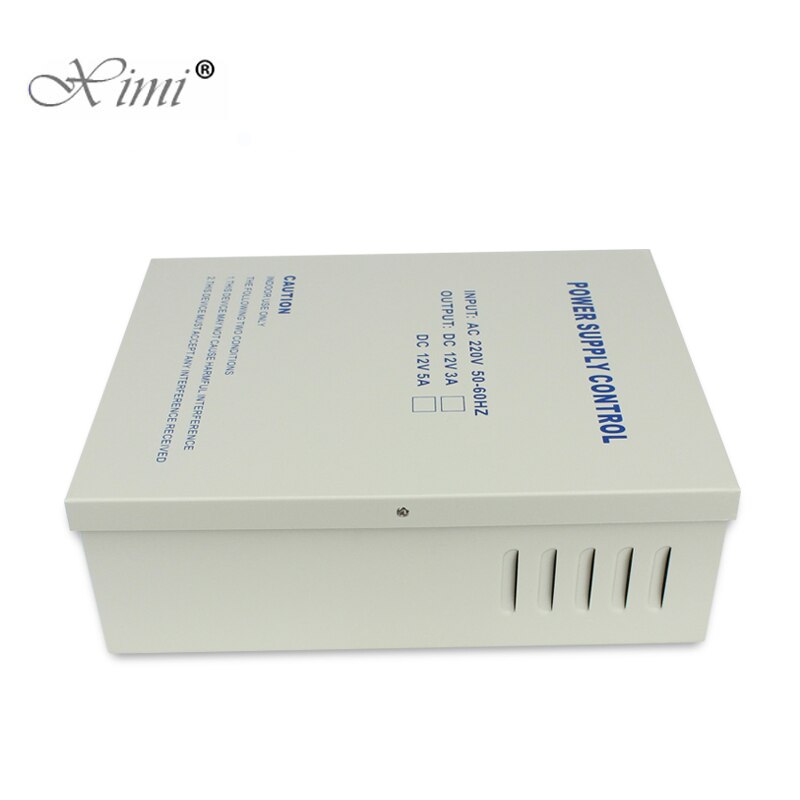 AC 220V 3A Access Control Uninterrupted Power Supply Box For All Kinds of Electric Door Lock With Time Delay