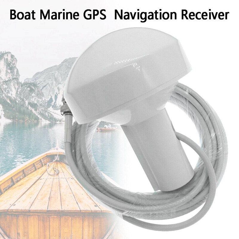 Barco GPS Antena de navegación marina activa 10M BNC conector macho