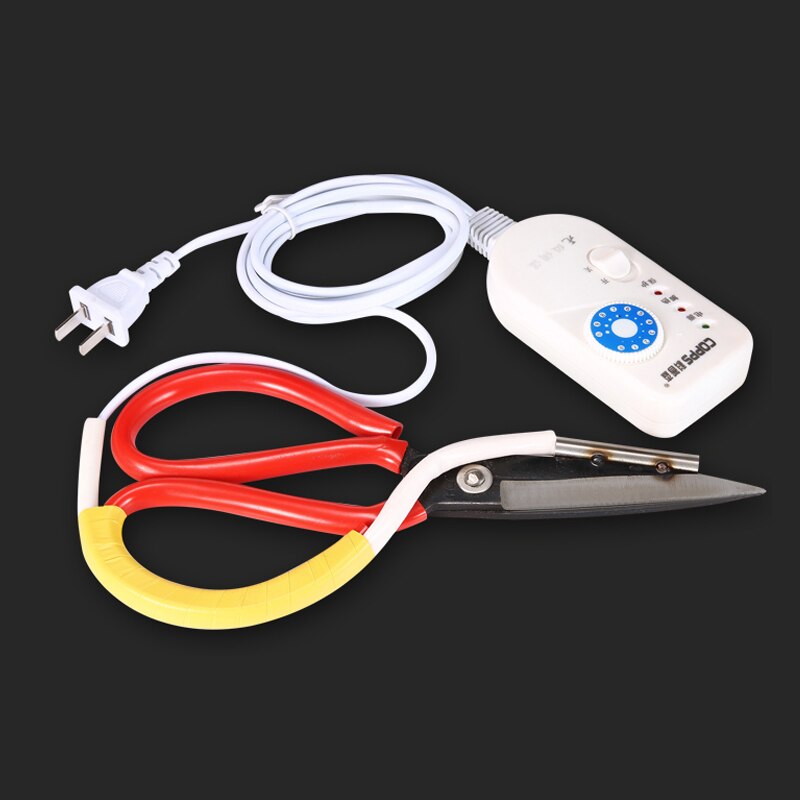 Ciseaux chauffants électriques, coupe-chaleur réglable pour tailleur outils de coupe de tissu