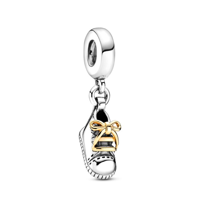 Di alta Qualità Originale 925 Sterling Argento Autunno New Pendente di Fascino Anello di Scarpe Adatto per FAI DA TE Braccialetto Della Collana di Trasporto Libero: 799075C00