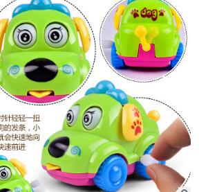 children cartoon animal winding small toy on the chain car toys