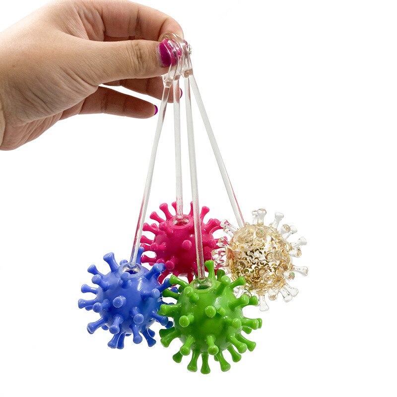 Novel and peculiar inflatable bobo ball burr blowing balloon and bouncing ball inflatable toy