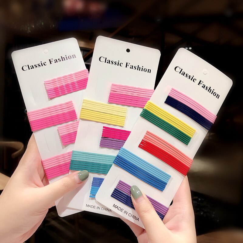 50pcs Headwear For Girls kinds Hairpin 8 Style colorful Children Kid Hair Accessories Hairgrip