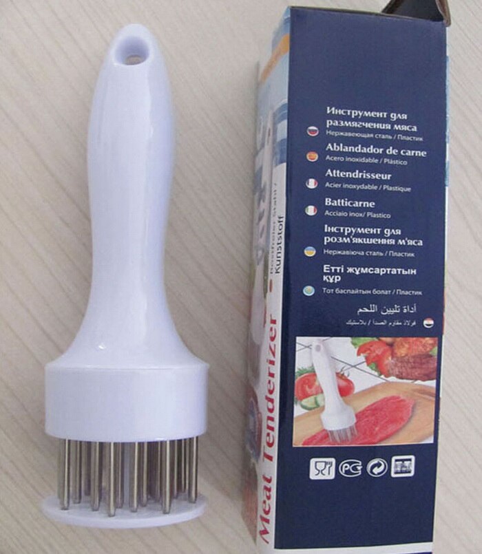 Kitchen gadgets steak pork chops meat tools pounder quickly pine needle stainless steel meat hammer