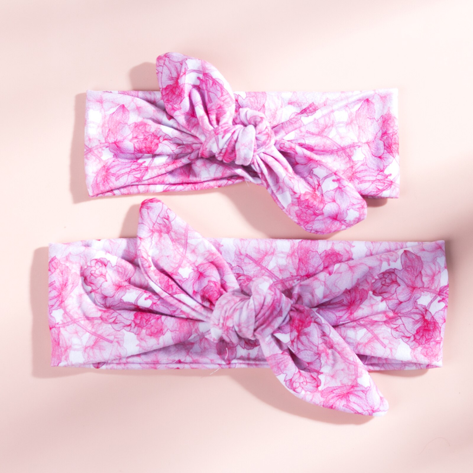 2 Stuks Haarband Vrouwelijke Verbreed Bloemenprint Hoofdband Headwrap Haaraccessoires Voor Volwassenen Kids: D