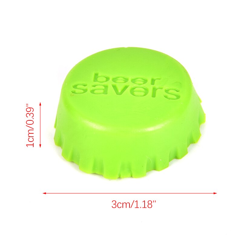 6 Pcs Silicone Beer Bottle Cap Reuse Practical Colorful Leak Free For Wine Beer Beverage Bottle Novelty Sealer Stopper Cover