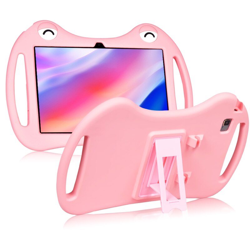 Mingfeng Silicon Case Voor Teclast M40 P20 Hd Tablet Pc Funda Cover Voor Teclast P20HD 10.1 Tablet Verstelbare Vouwen Stand cover: pink / Teclast P20 10.1