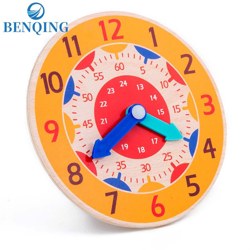 Benqing Kinderen Puzzel Digitale Klok Speelgoed Baby Houten Speelgoed Kleuterschool Vroege Onderwijs Kraam Klein Speelgoed WJ086