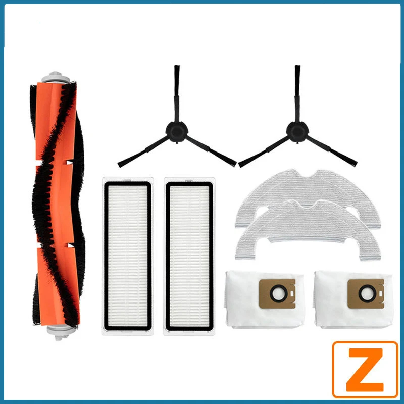 Para Xiaomi Mi Robot aspirador-mopa 2 Ultra STYTJ05ZHM filtro bolsas de polvo paño de mopa cepillo lateral principal piezas Accesorios: plum