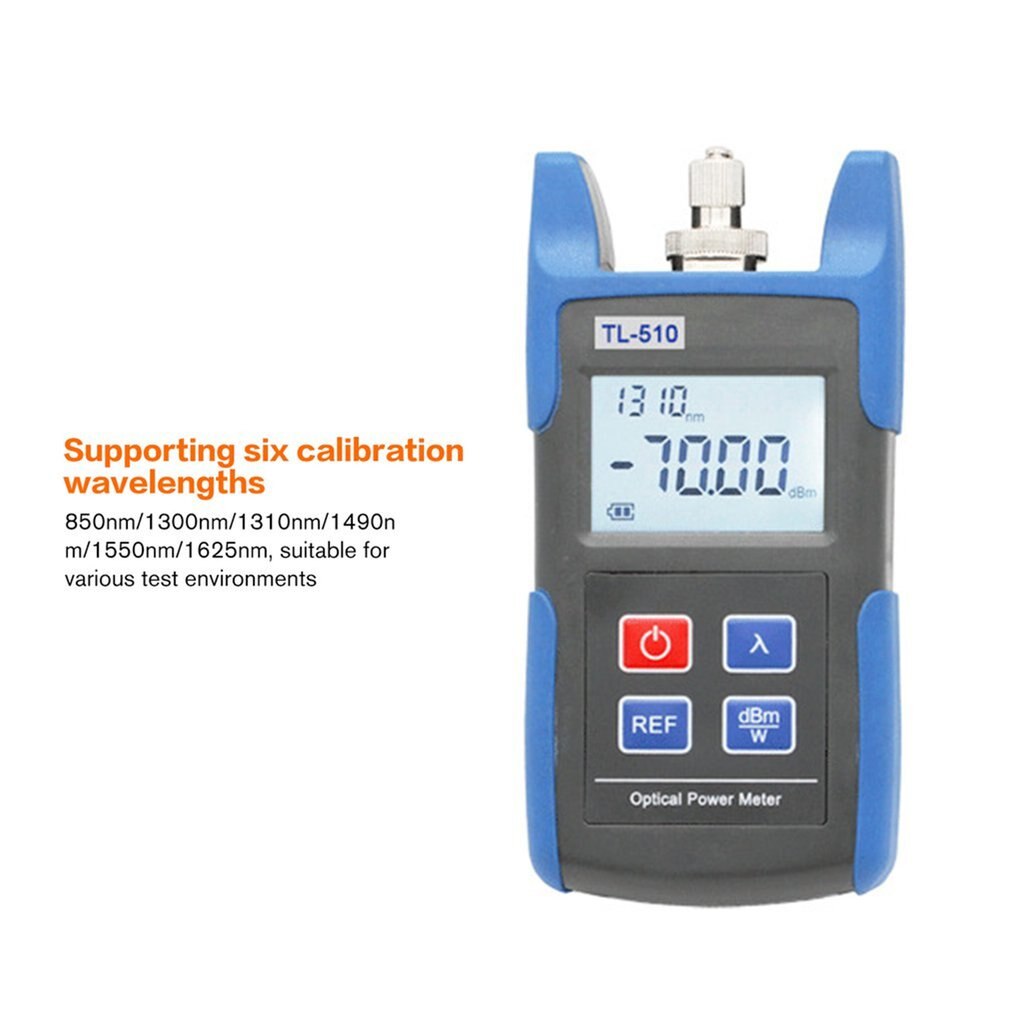 FTTH Fiber Optic Tool Kit -50~+26dBm Optical Power Meter Visual Fault Lcator Fiber Optic Pen Connector Ethernet Tester