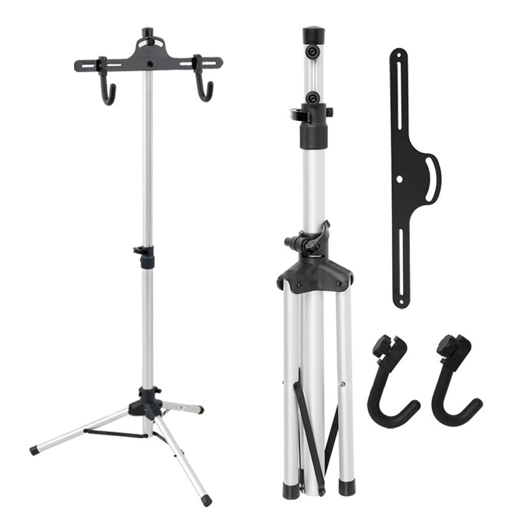 Bicycle Repair Workshop Stand Foldable Maintenance Rack Height Adjustble Extensible Bike Repair Rack for Road & Mountain Bikes