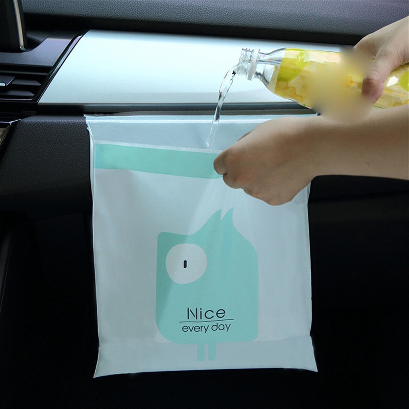 Trash Bags Multiple Cartoon Cute Pattern Optional Portable Kitchen Garbage Bag Home Storage Bag Basura Reciclaje Car Trash Bag