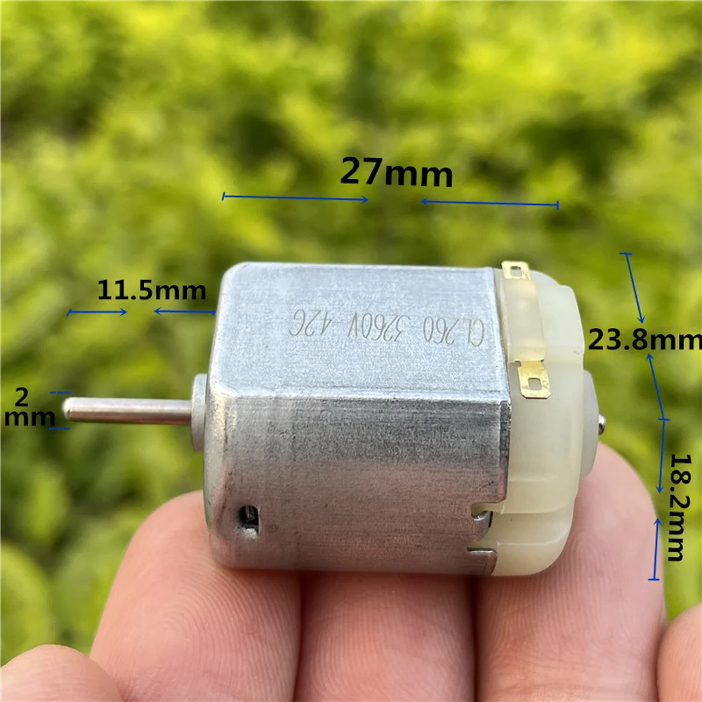 1 STKS 260 Motor DC 3 V 3.7 V 5 V 6 V Hoge Snelheid 19500 RPM Micro Mini 260-3260/42 Koolborstel USB Fan RC Auto Elektrische Boot Model