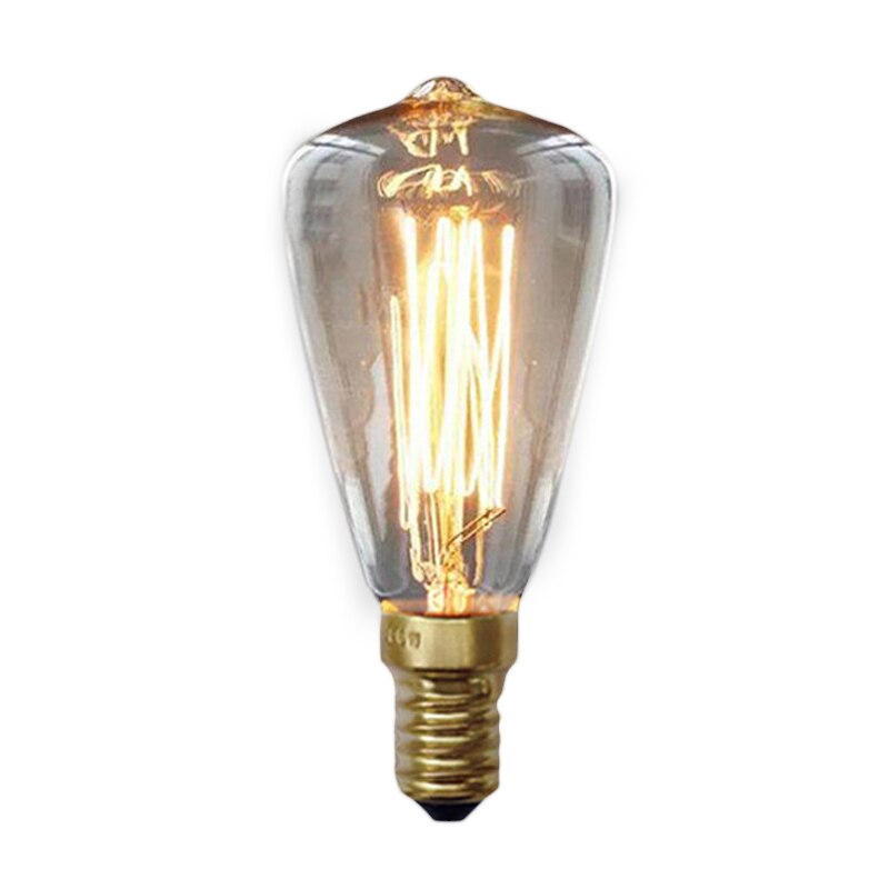 Ampoules Edison Vintage E14 220V ST48 ampoules à incandescence 25W 40W 60W Filament rétro Edison lumière pour suspension