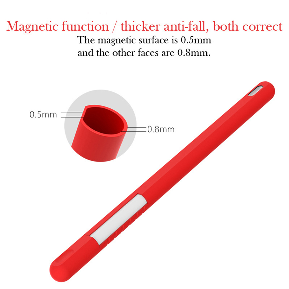 Silicone Case for Apple Pencil Pro Stylus Silicone Pen Cover with Pen Cap for Apple Pencil 2 2nd Generation Cover Protect Sleeve