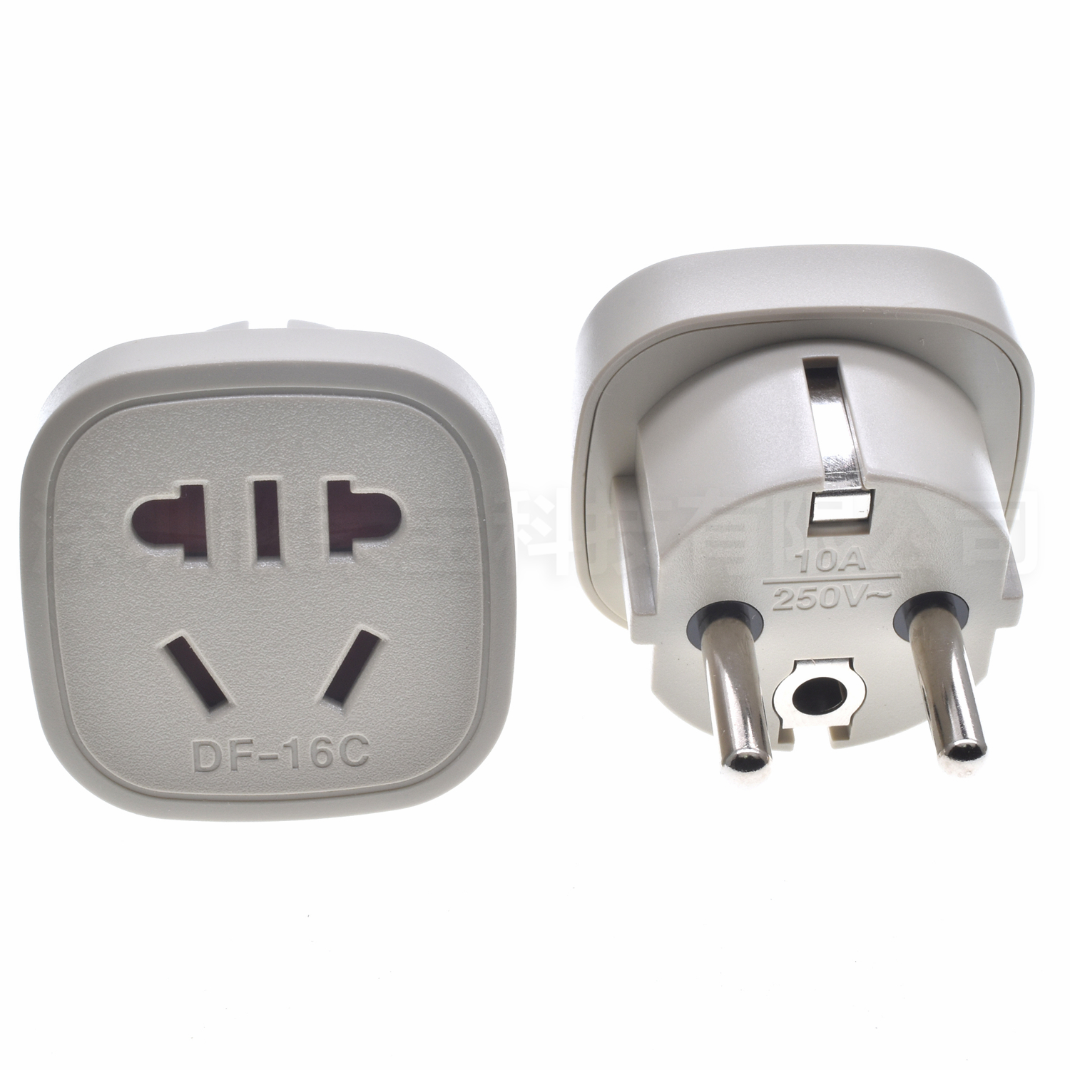 EU US AU China to EU Conversion plug 10A Travel Russia Korean Greece France European Power Converter Schuko Type-F Plug Adapter