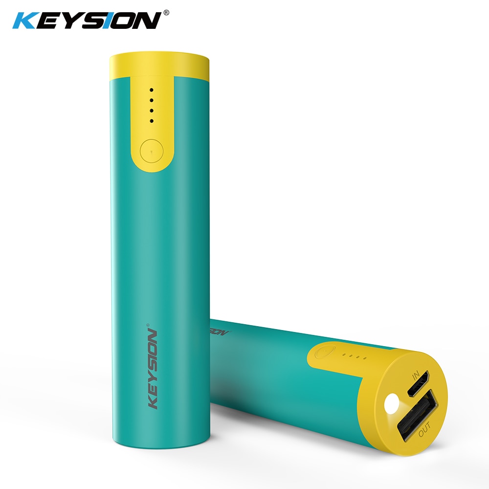 KEYSION 2000mAh Portable Power Bank Emergency Small Battery Powerbank for iPhone 11Pro Max XS 9 8 7 6S With flashlight function