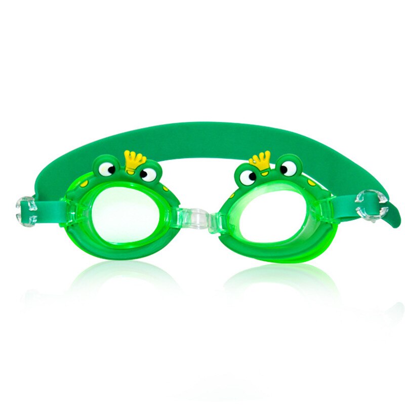 Cartoon Leuke Bril Kids Kinderen Anti Fog Zwemmen Bril Kids Duiken Surfen Bril Jongen Meisje Optische Verminderen Glare Eye Wear: Green Frog